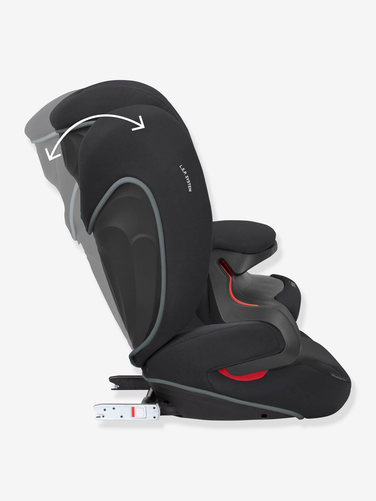 Cadeira auto conversível CYBEX Silver Pallas B2-Fix Isofix Grupo 1/2/3, preta