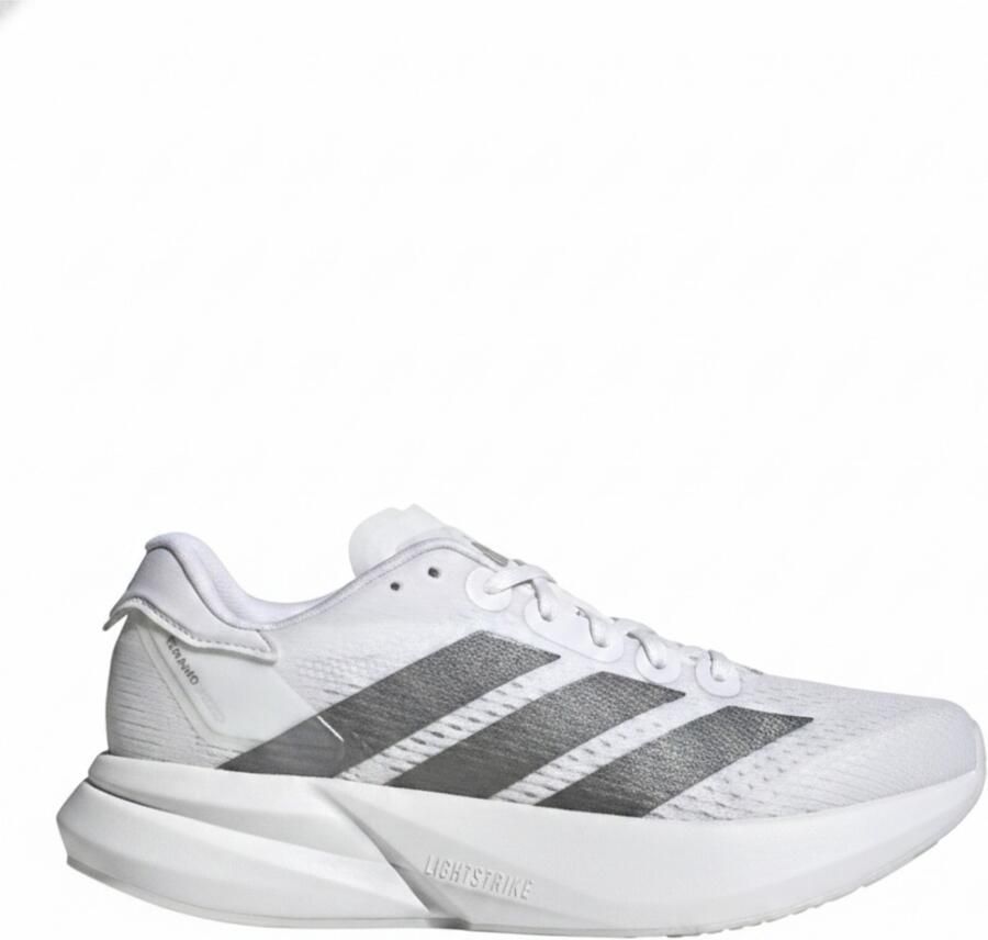 Adidas Performance Duramo Speed 2 hardloopschoenen wit grijs