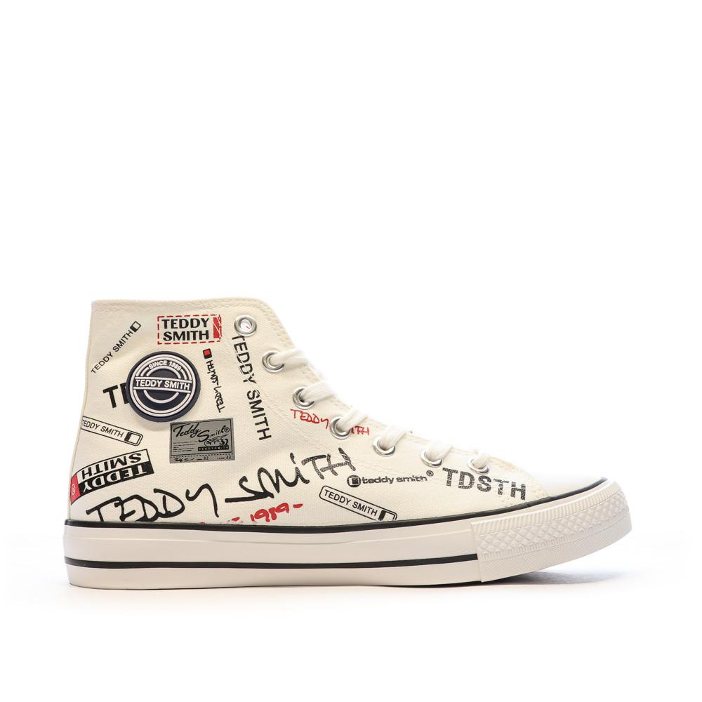 Teddy Smith Baskets Blanches Homme Teddy Smith Ankle