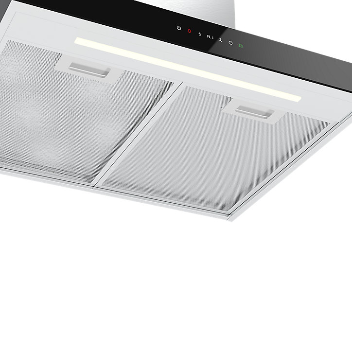 Hotte décorative inox GoodHome GHBH60ASBL, 60 cm