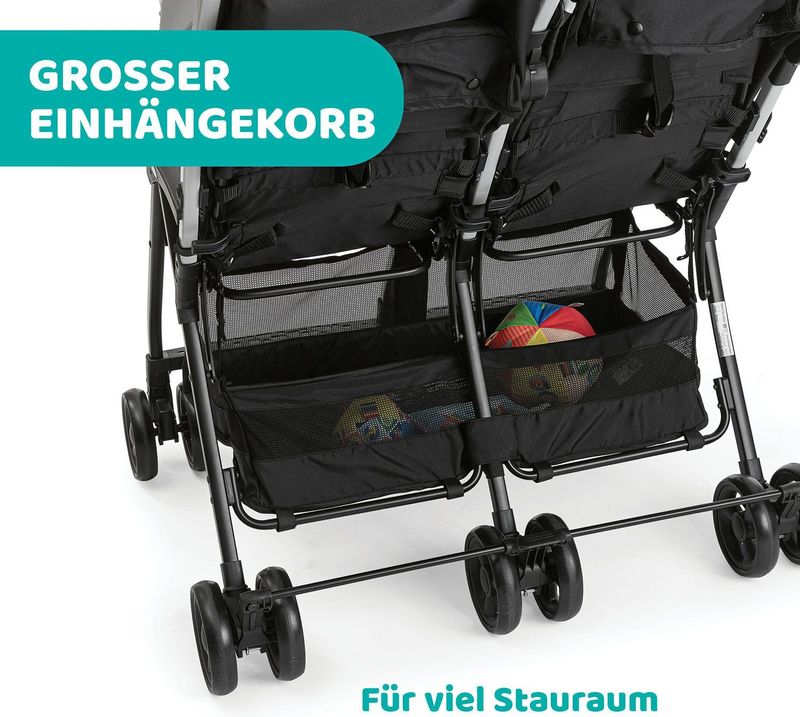 Chicco Ohlala Twin Buggy - Silver Cat