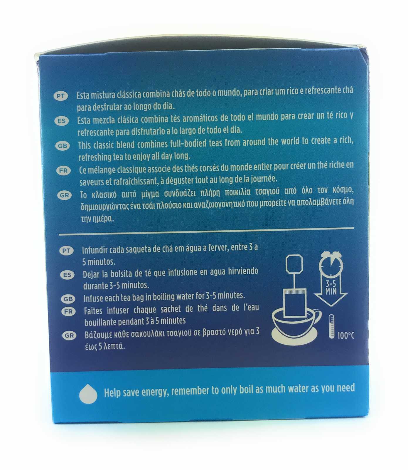Chá Verde Tetley, 10 sachês