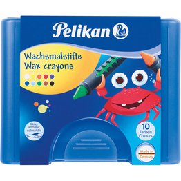crayons de cire 655/10, avec gaine, rond