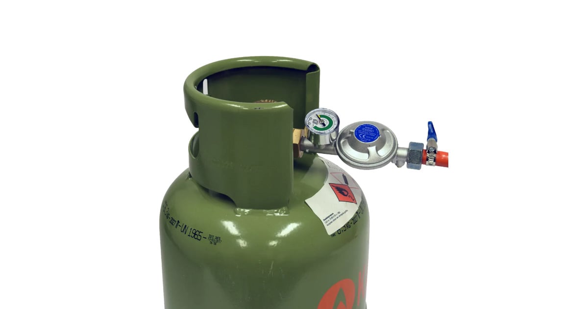 CadacUniversele drukregelaar met overflow  (30mBar, Met 85 cm gasslang)