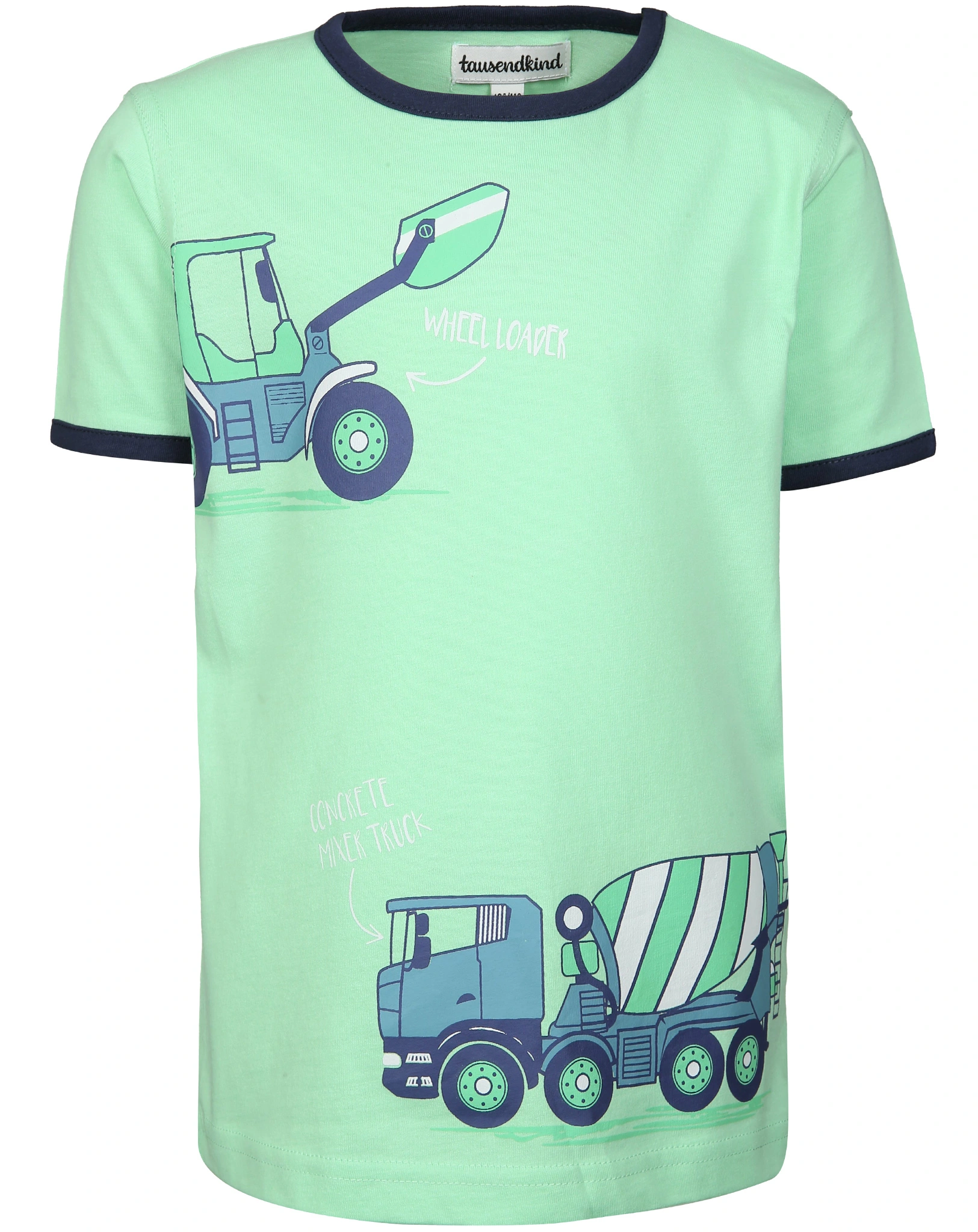 T-Shirt BAUFAHRZEUGE in hellgrün