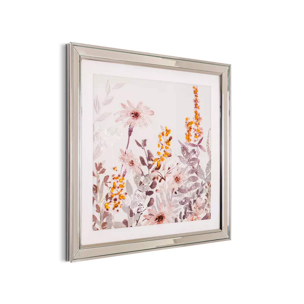 Wandbild 56,7 x 56,7 cm Blumen I