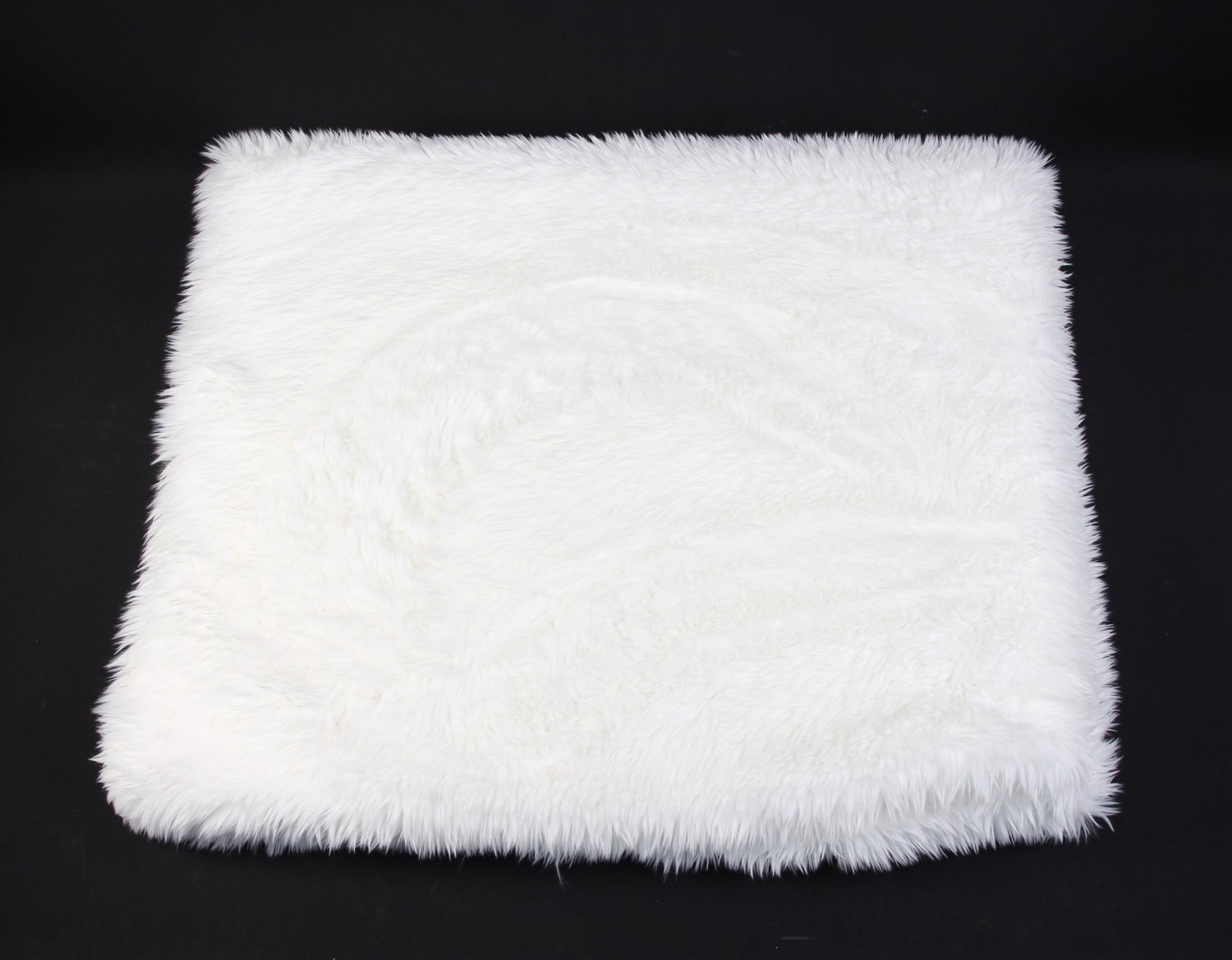 FRANK FLECHTWAREN | Imitatiebont deken gebroken wit, 130 x 170 cm, POLYESTER