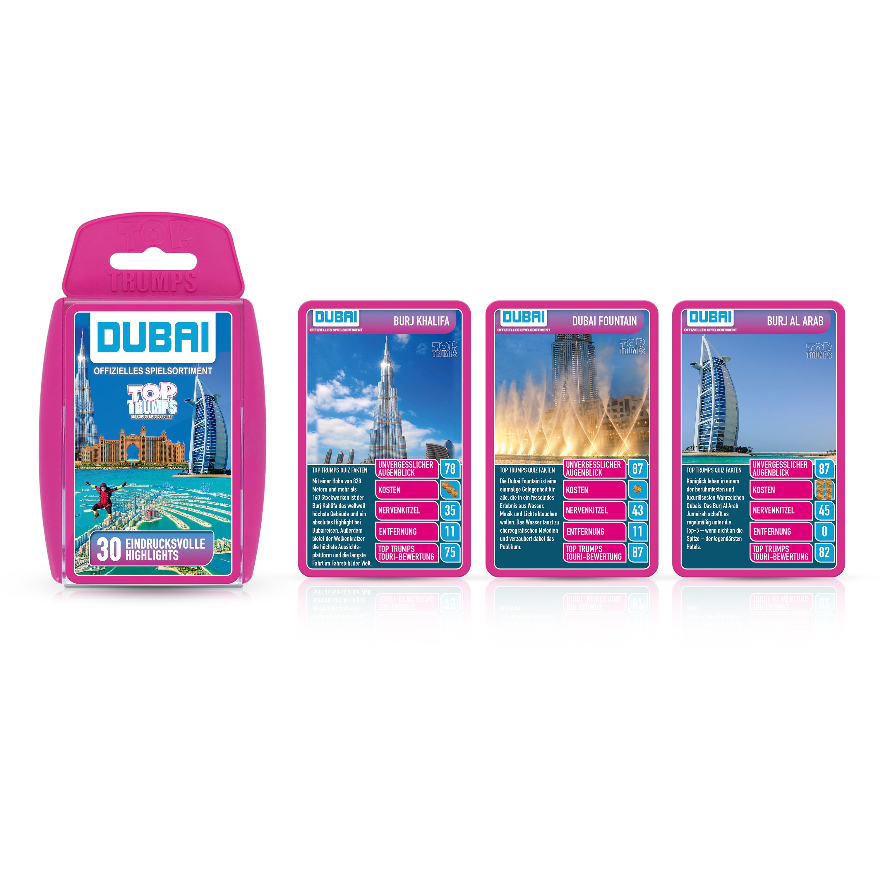 Monopoly - Dubai + Top Trumps & Puzzle (1000 Teile) Gesellschaftsspiel Bundle