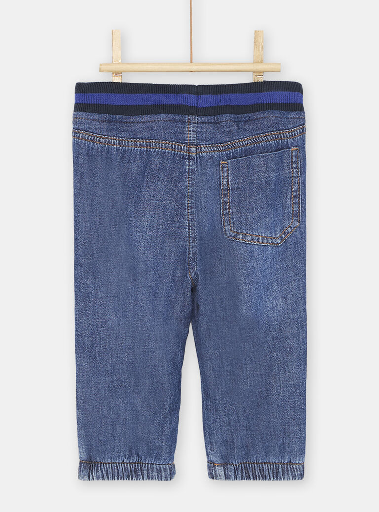 Pantalon en denim léger bleu bébé garçon