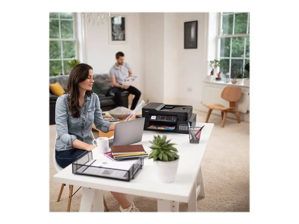 Brother MFC-T920DW - Multifunktionsprinter - farve - blækprinter - 215.9 x 355.6 mm (original) - op til 13 spm (kopiering) - op til 17 spm (udskriver) - 230 ark - 14.4 Kbps - USB 2.0, LAN, Wi-Fi(n)
