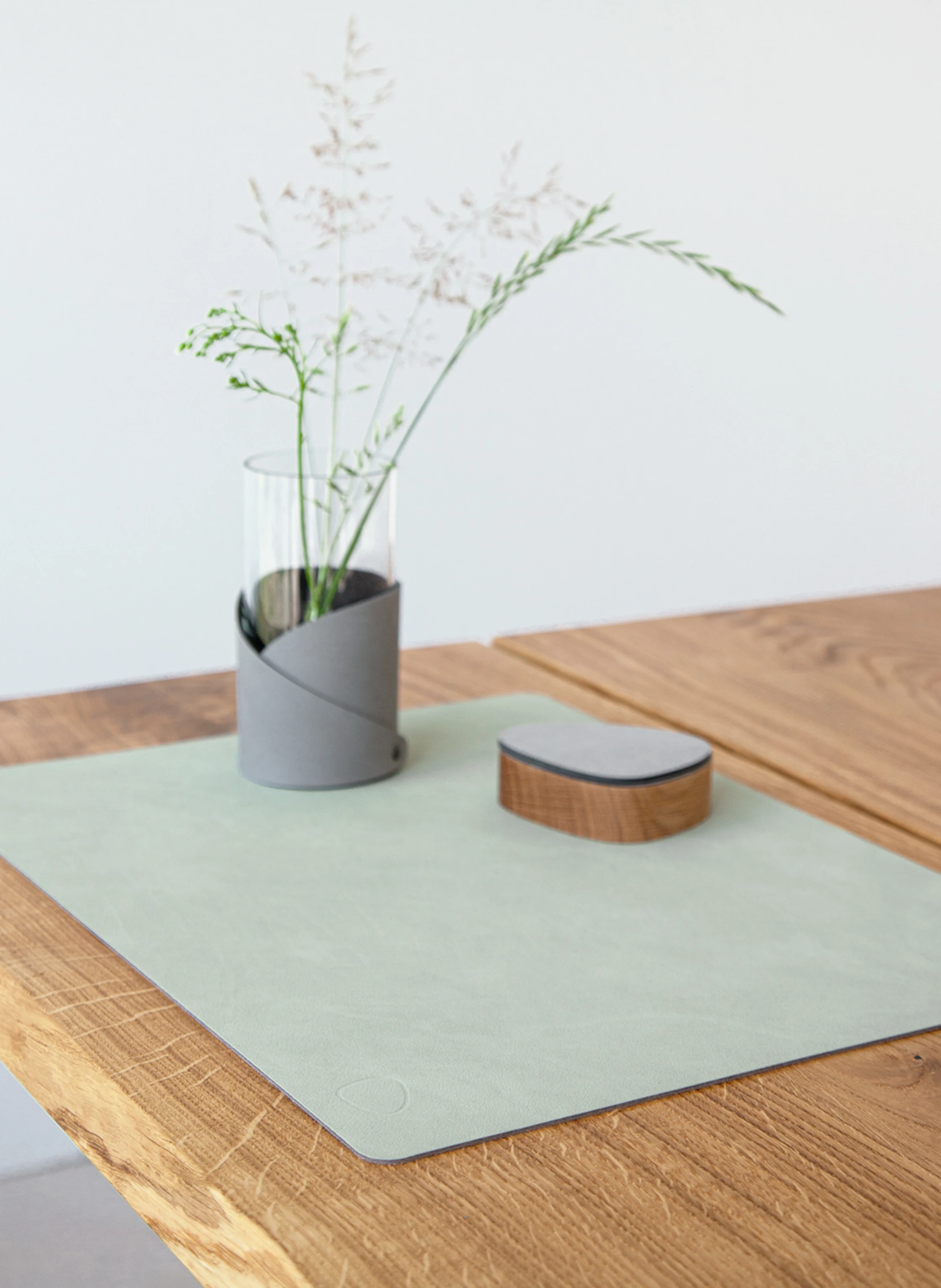 LINDDNA Tischset SQUARE L aus Leder