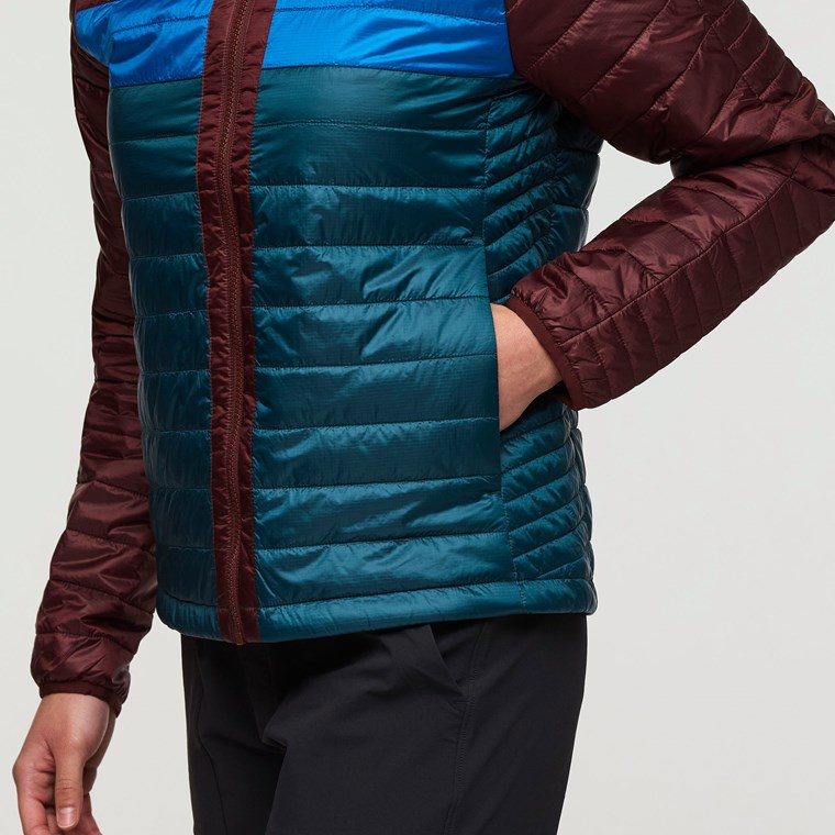 Cotopaxi Capa Insulated Hooded Jacket Chestnut And Abyss