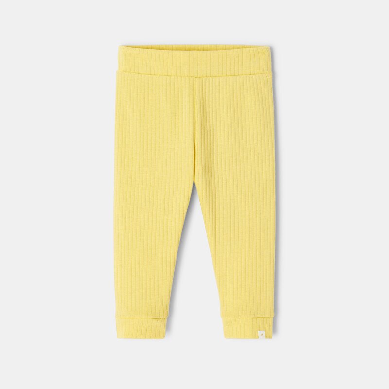 Legging en coton bio jaune naissance Absorba Jaune