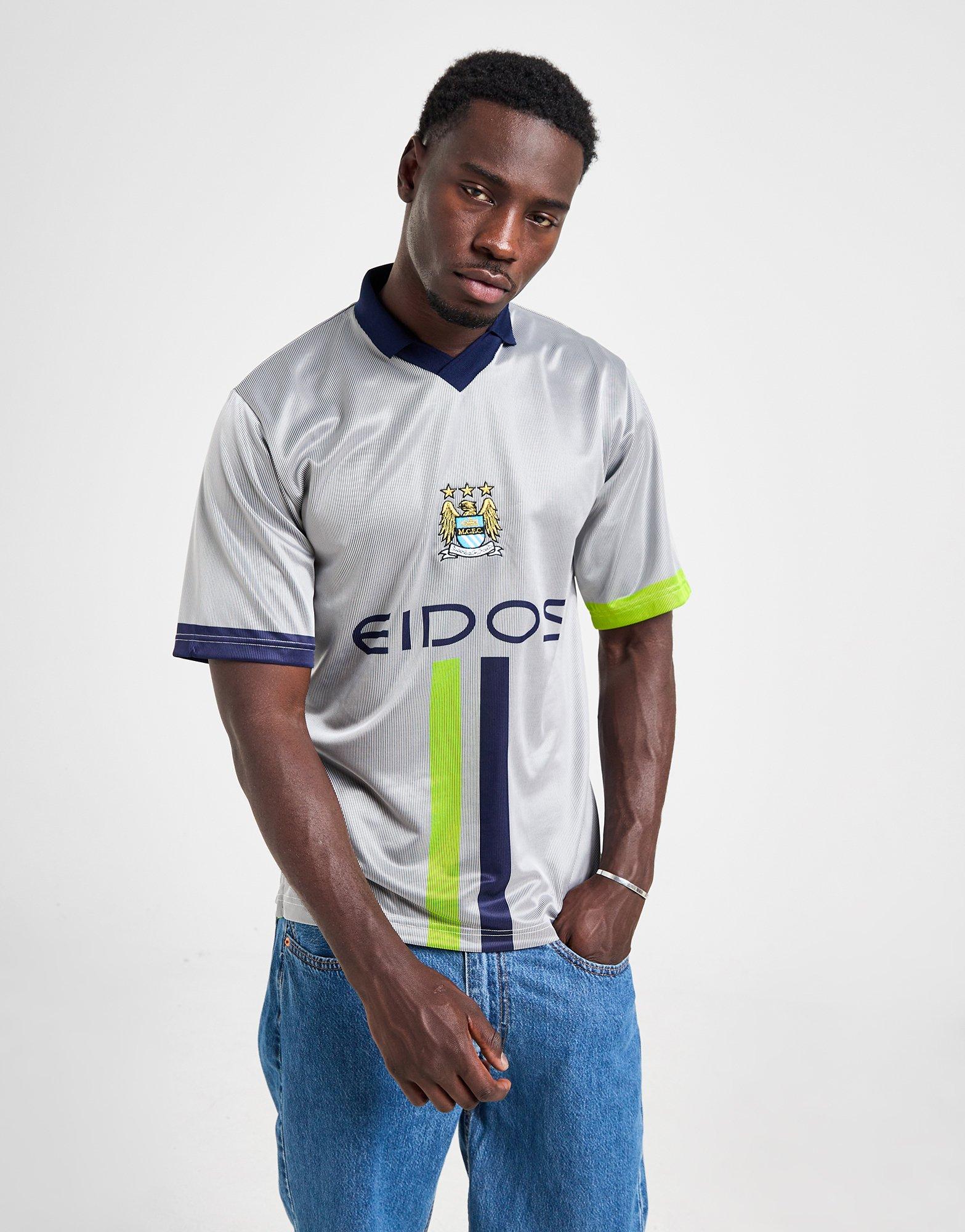 Score Draw Maillot Extérieur Manchester City FC '00 Retro Homme