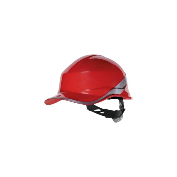 Delta Plus Capacete de Obra Diamond Cor do Capacete: Vermelho