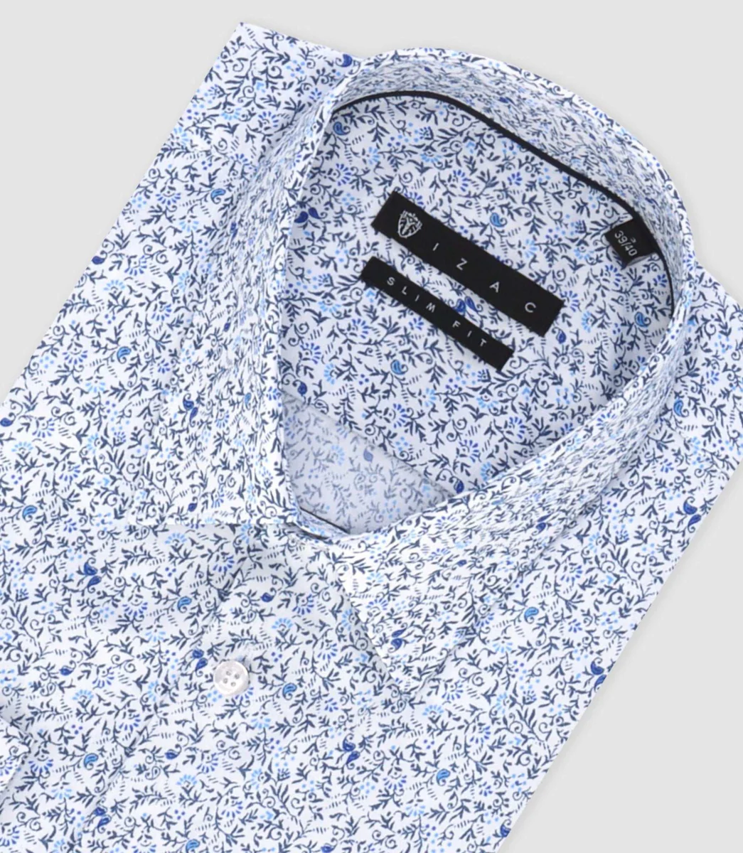 Chemise ville bleu 