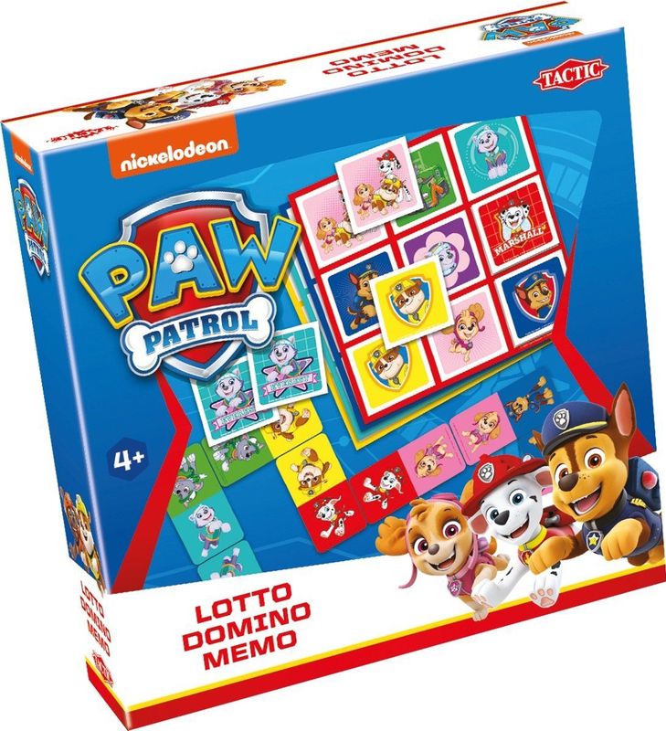 Paw Patrol - 3-in-1 - Kinderspel - Spelset - Divers Speelplezier