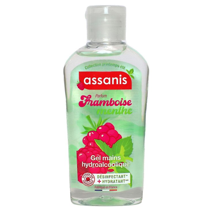 Gel hydroalcoolique Framboise Menthe 80ml