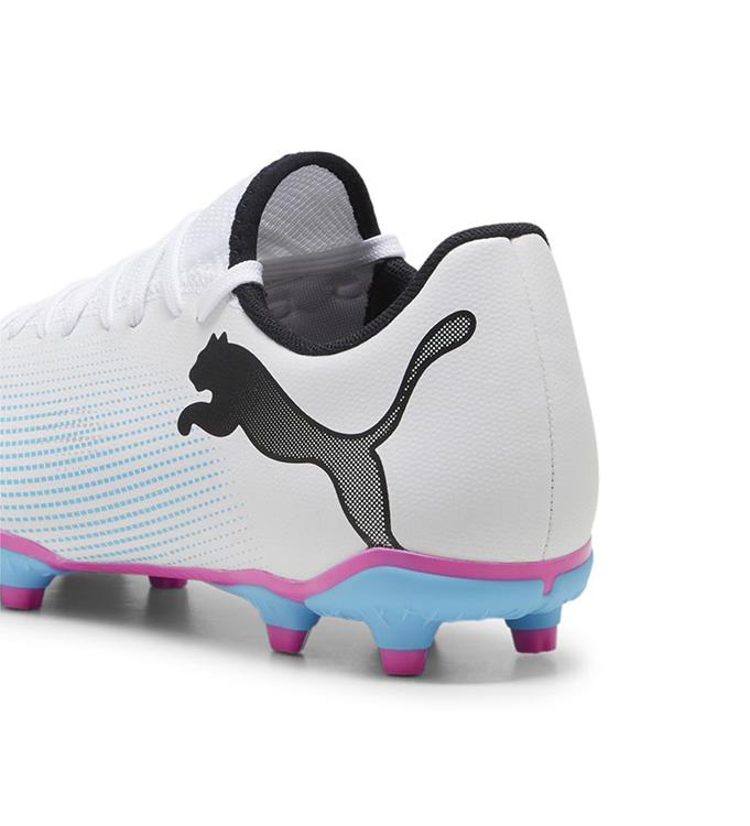 FUTURE 7 PLAY FG/AG PUMA-WHITE-PUMA-BLACK-POISON-P