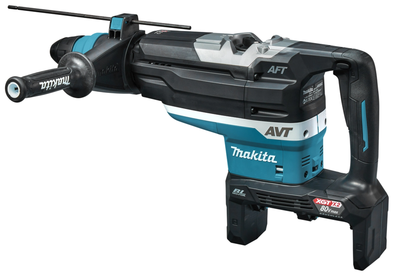 Makita HR006GZ XGT 2x40V Max Li-Ion accu SDS-Max combihamer body in koffer - 21,4J - koolborstelloos