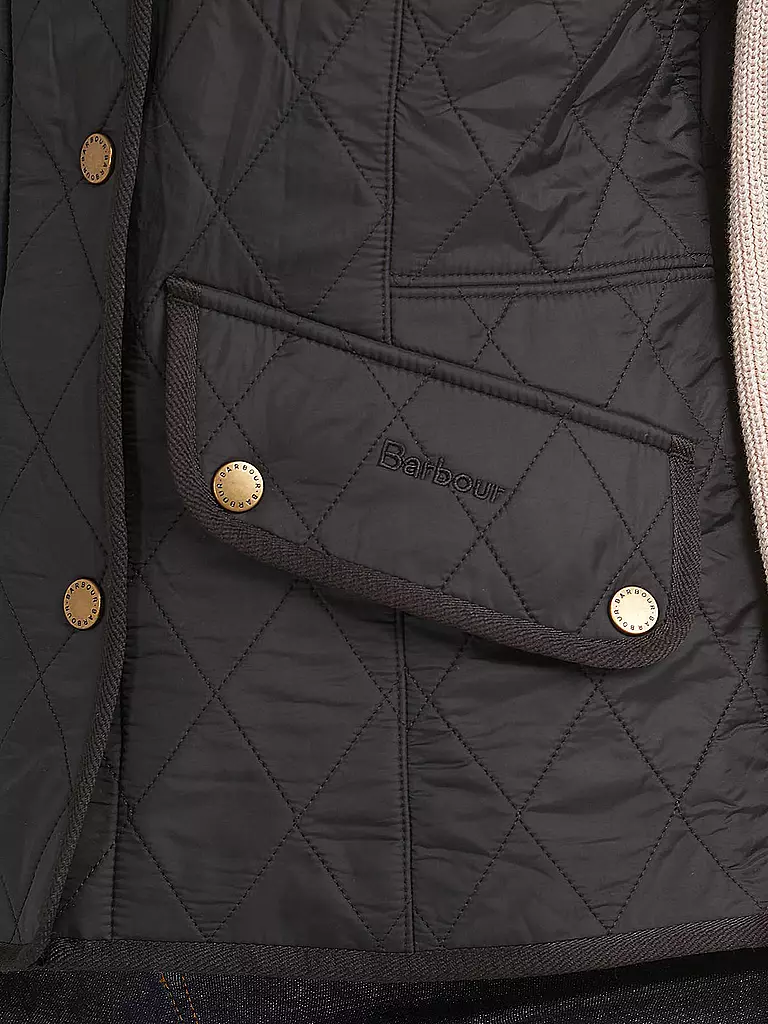 BARBOUR Steppgilet CAVALRY schwarz