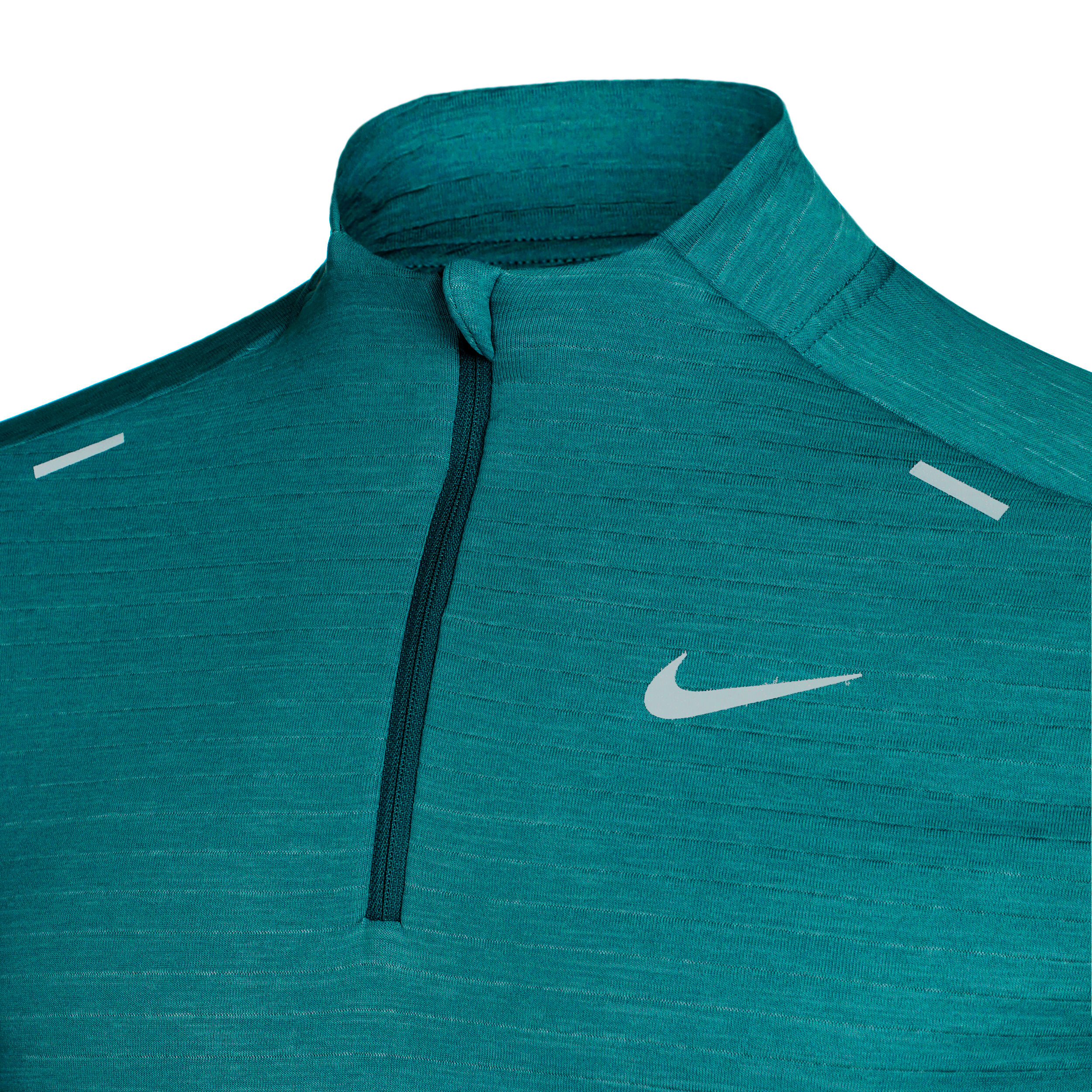 Nike TF Repel Element Half-Zip Quarter-Zip Running Top De Course Hommes - Bleu Petrol, Gris