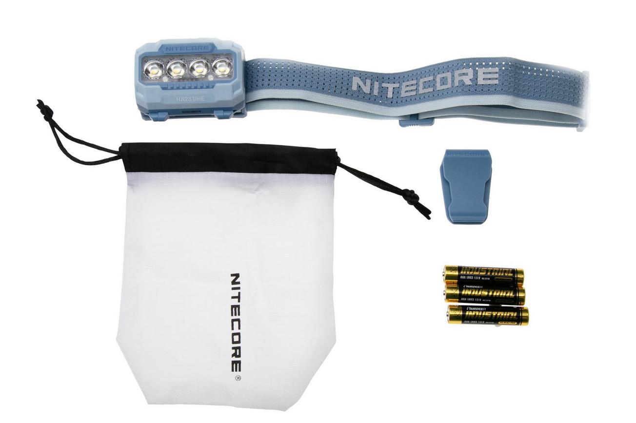 Nitecore HA23 UHE LED Blue, oplaadbare hoofdlamp, 600 lumen