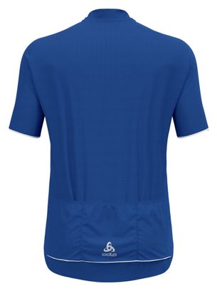 Maillot Manches Courtes Odlo Essentials 1/2 Zip Bleu