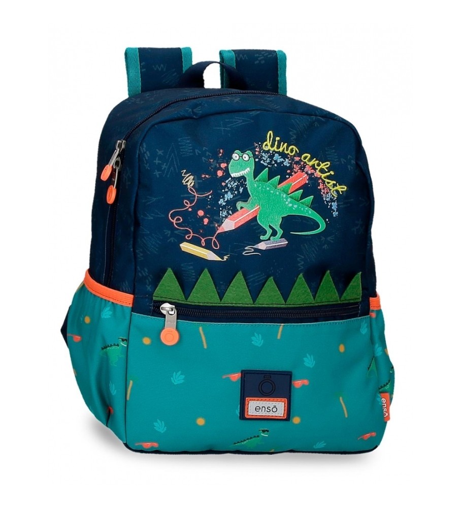 Enso Mochila Enso Dino artist 32cm  multicolor