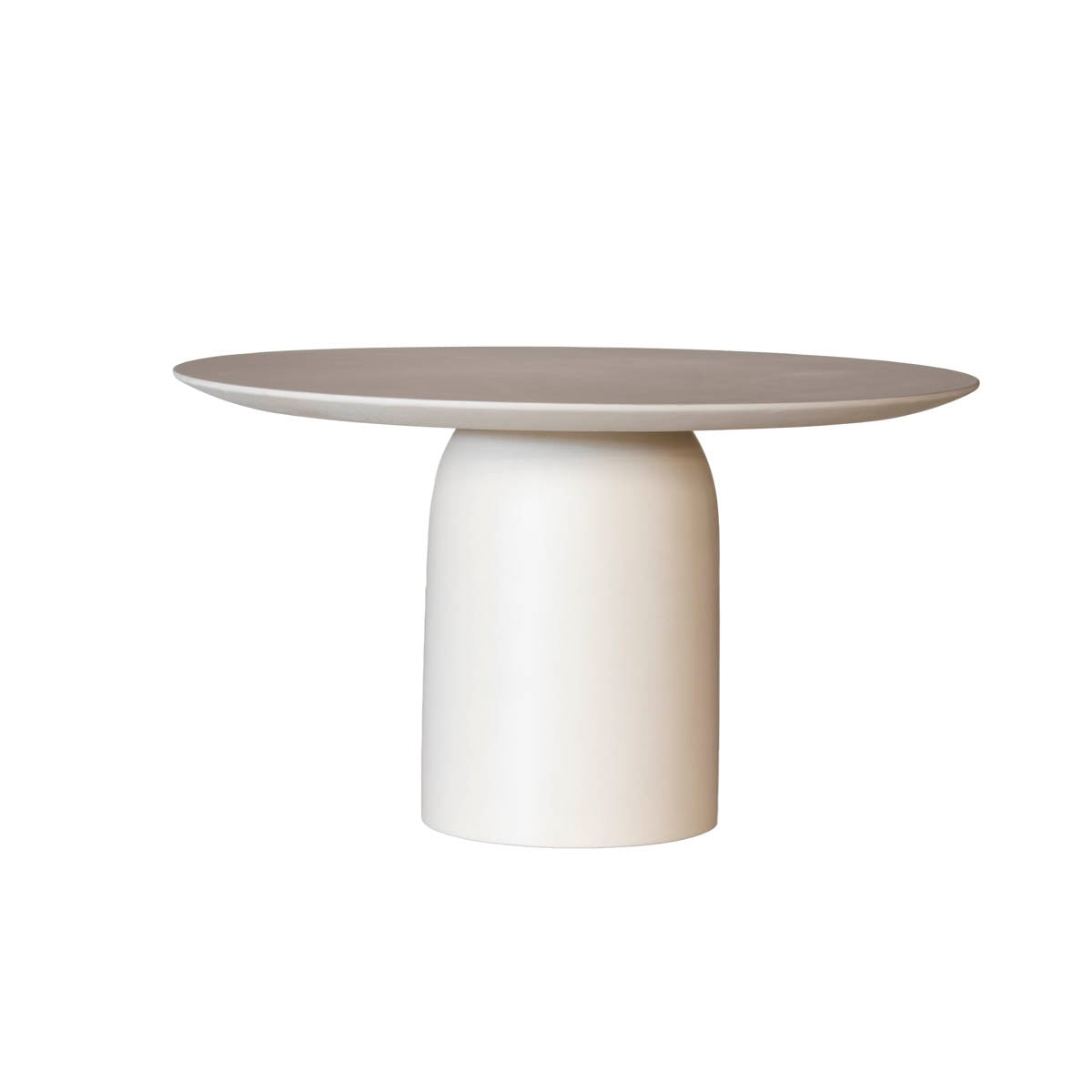 DÃJA Living - Eettafel Rond - Beige Eco Composiet - 130cm - DalarÃ¶