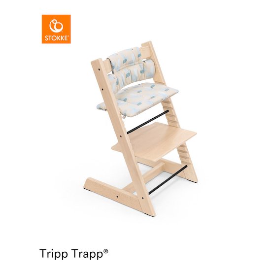 Coussin de chaise Tripp Trapp®   Bird Blue        de               Stokke®