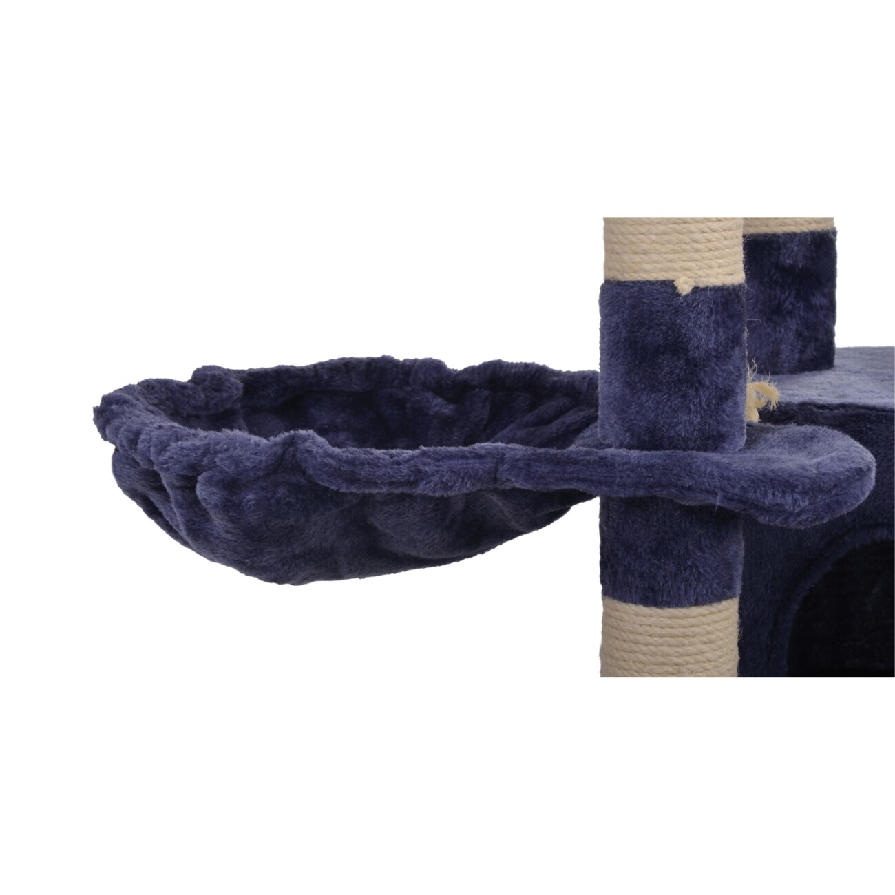 Rohrschneider ® Katzenbaum Felina , mit Gratis-Spielball, blau