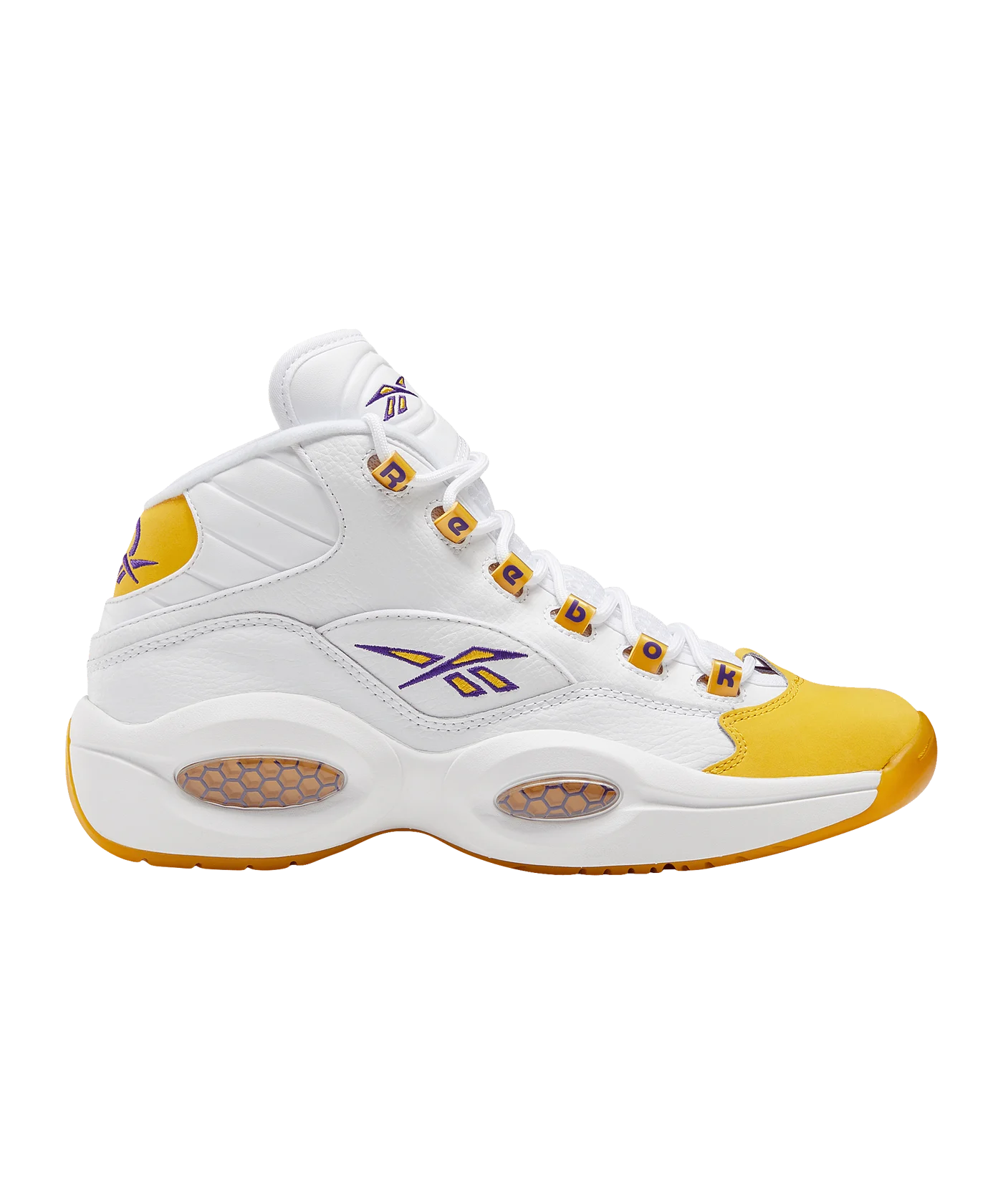 Reebok Question MID Weiss Gelb