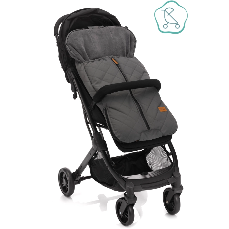 fillikid Winterfußsack Nevado für Babyschale Grau