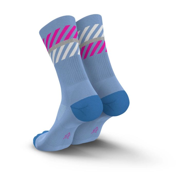 Incylence Unisex Strømper Merino Light Lanes Socks Blå