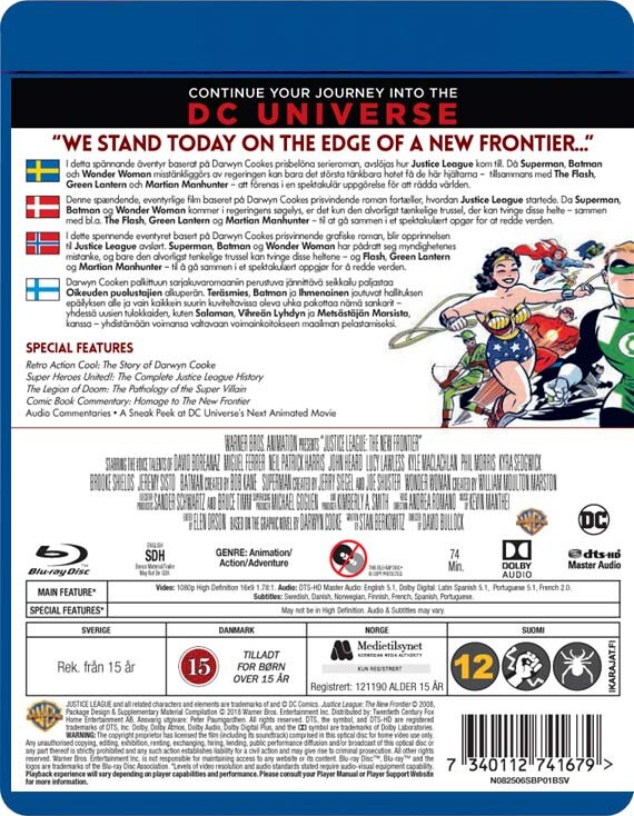 Justice League The New Frontier - Commemorative Edition - Blu-Ray