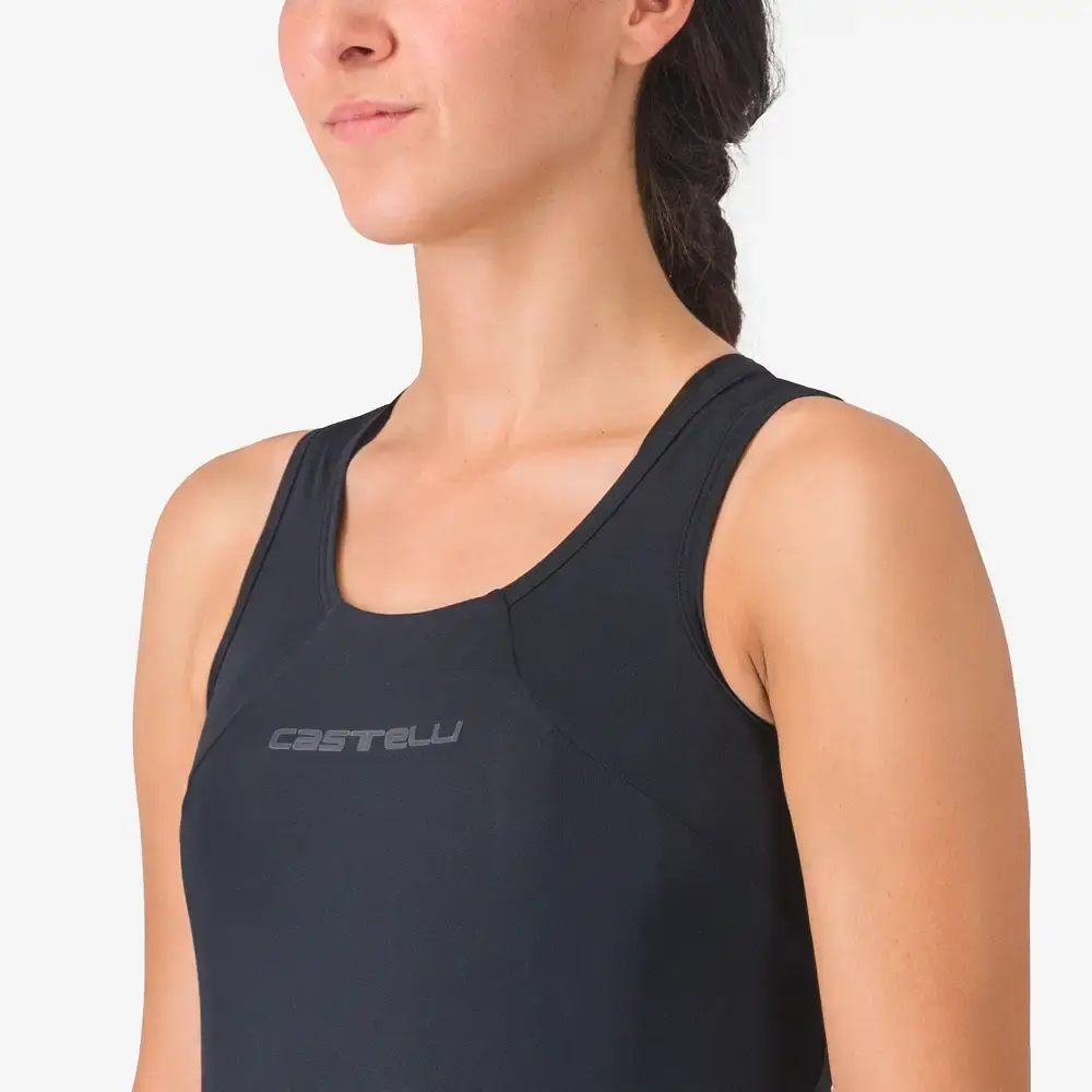 Castelli Sole Fiets Top Zwart Dames