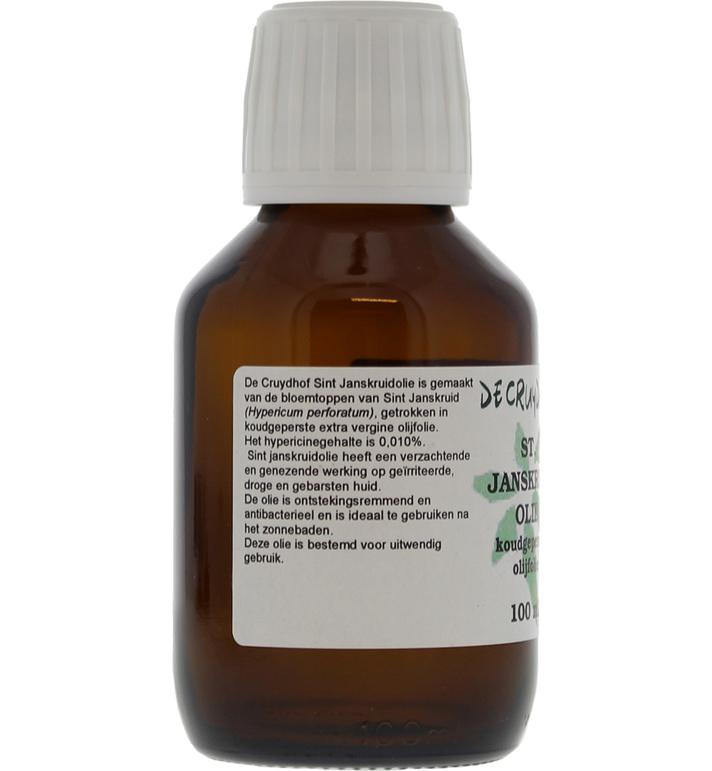 De Cruydhof Sint Janskruid olie met olijfolie (100 ml)