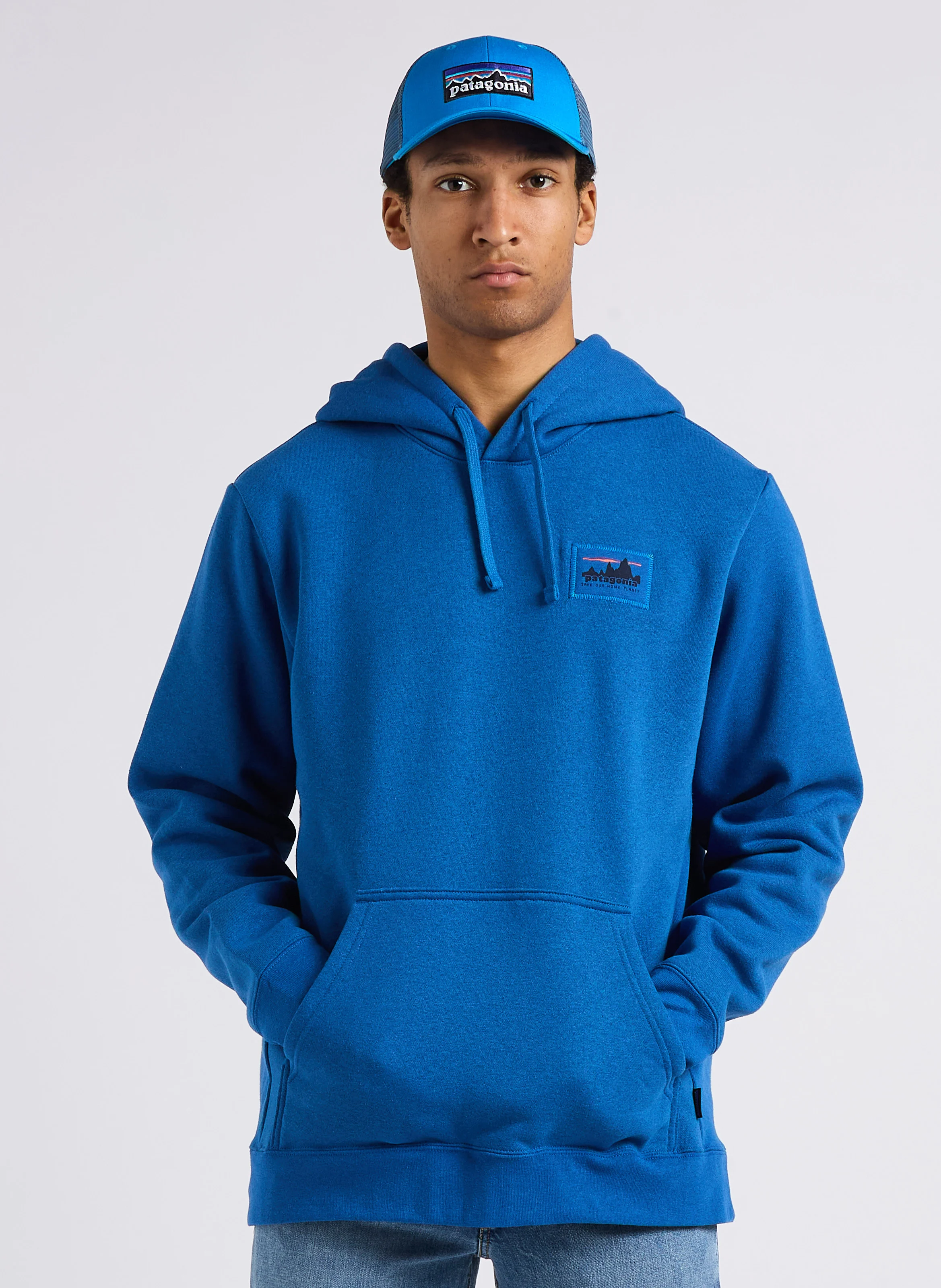 Sweat à capuche | Bleu