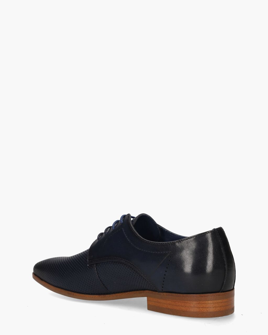 Cypres Taff Donkerblauw Heren Veterschoenen