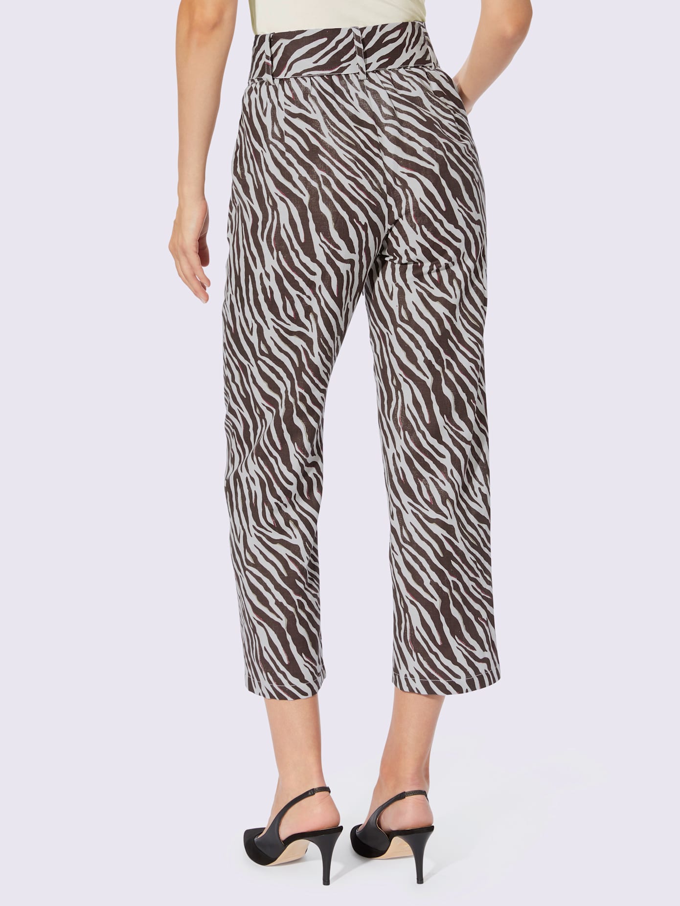 Pantalon imprimé qualité tissée