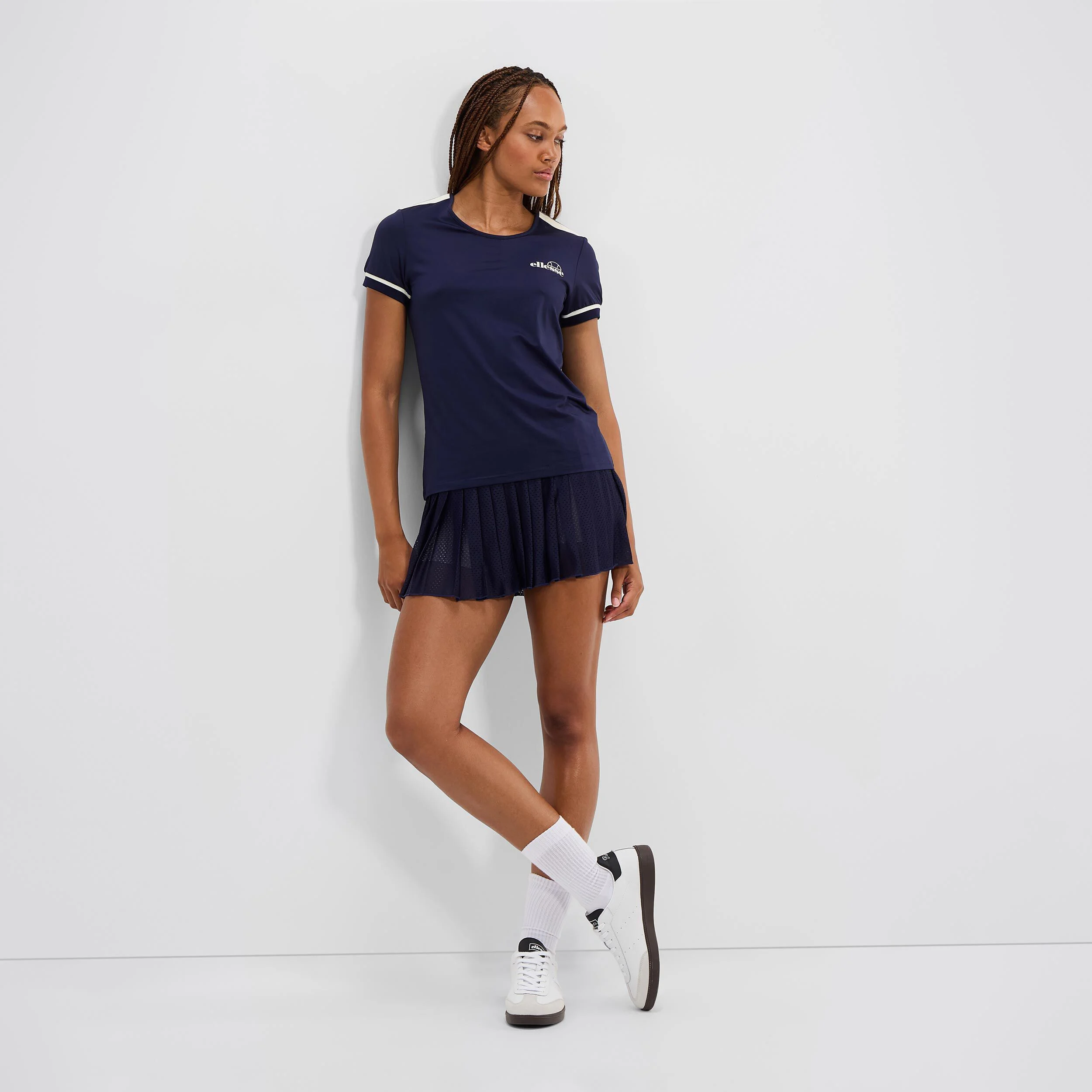 Ellesse Leftfield T-shirt Femmes - Bleu Foncé