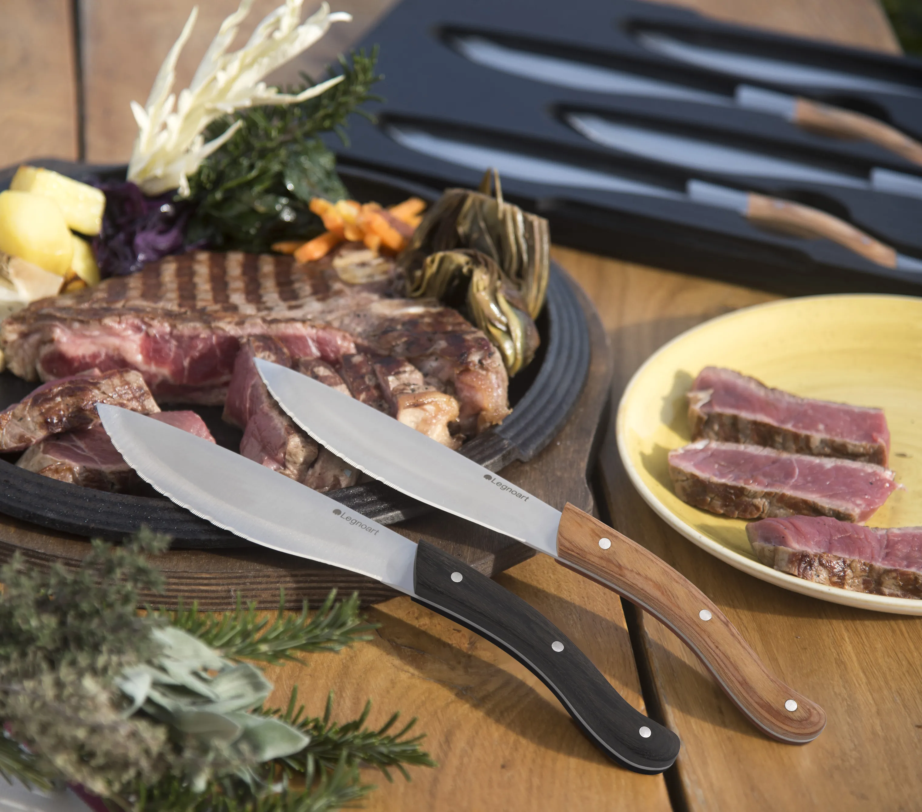 Legnoart Tomahawk Steakknive - 4 stk.