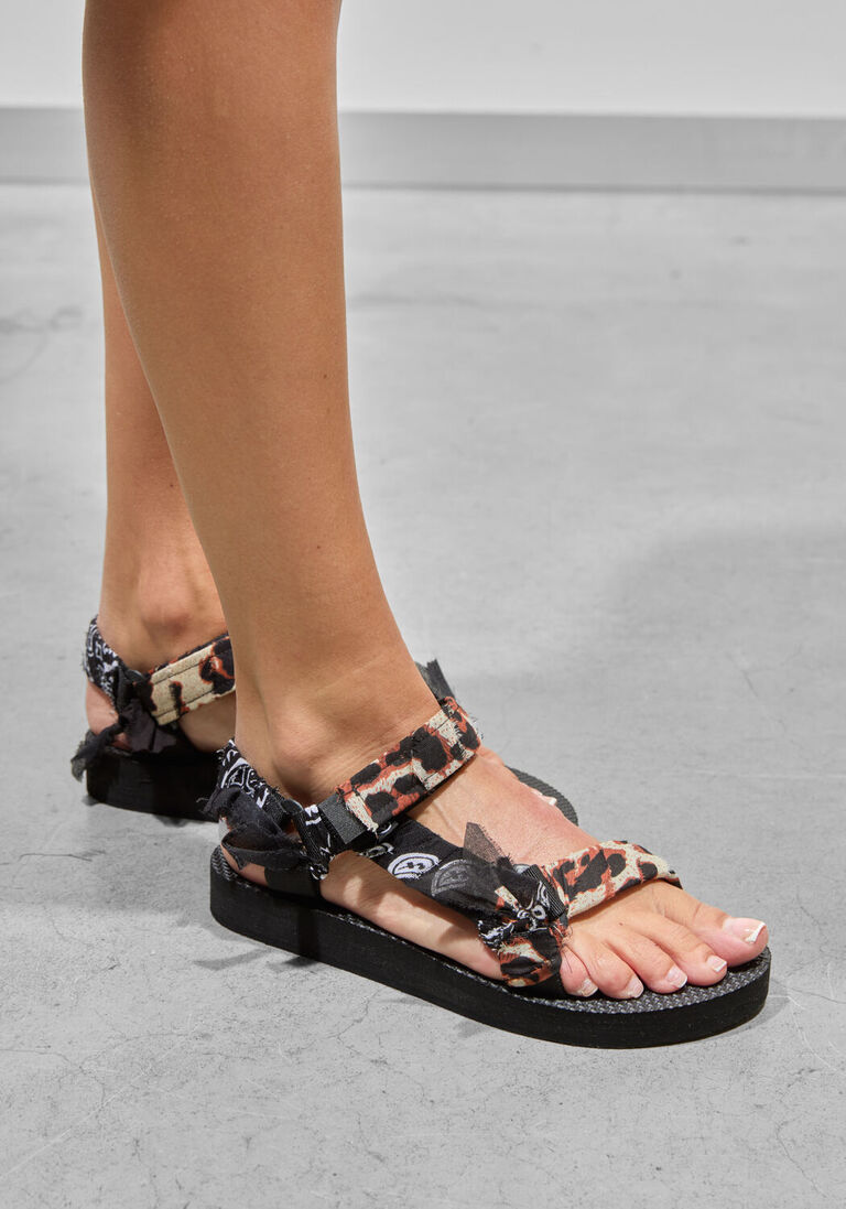 multi arizona love platte sandalen trekky bandana