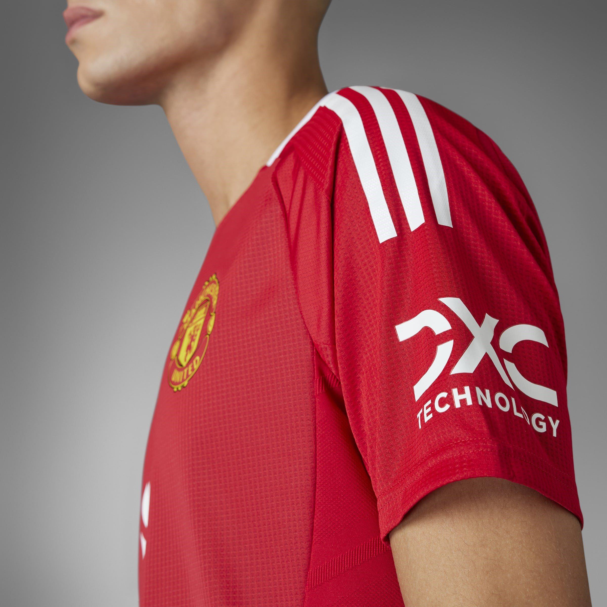 adidas Manchester United Authentic Home Shirt 2024 2025 Adults
