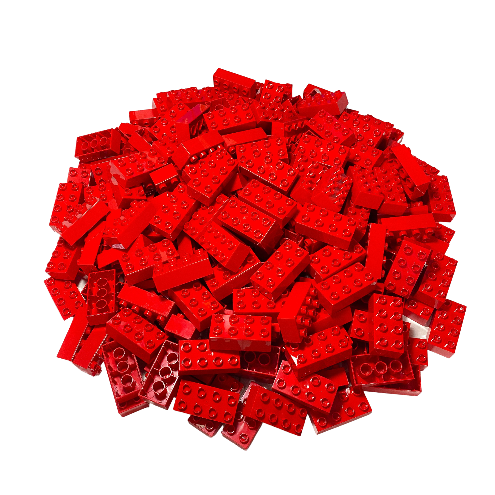 LEGO® DUPLO® 2x4 Steine Bausteine Rot - 3011 - Teile 10x