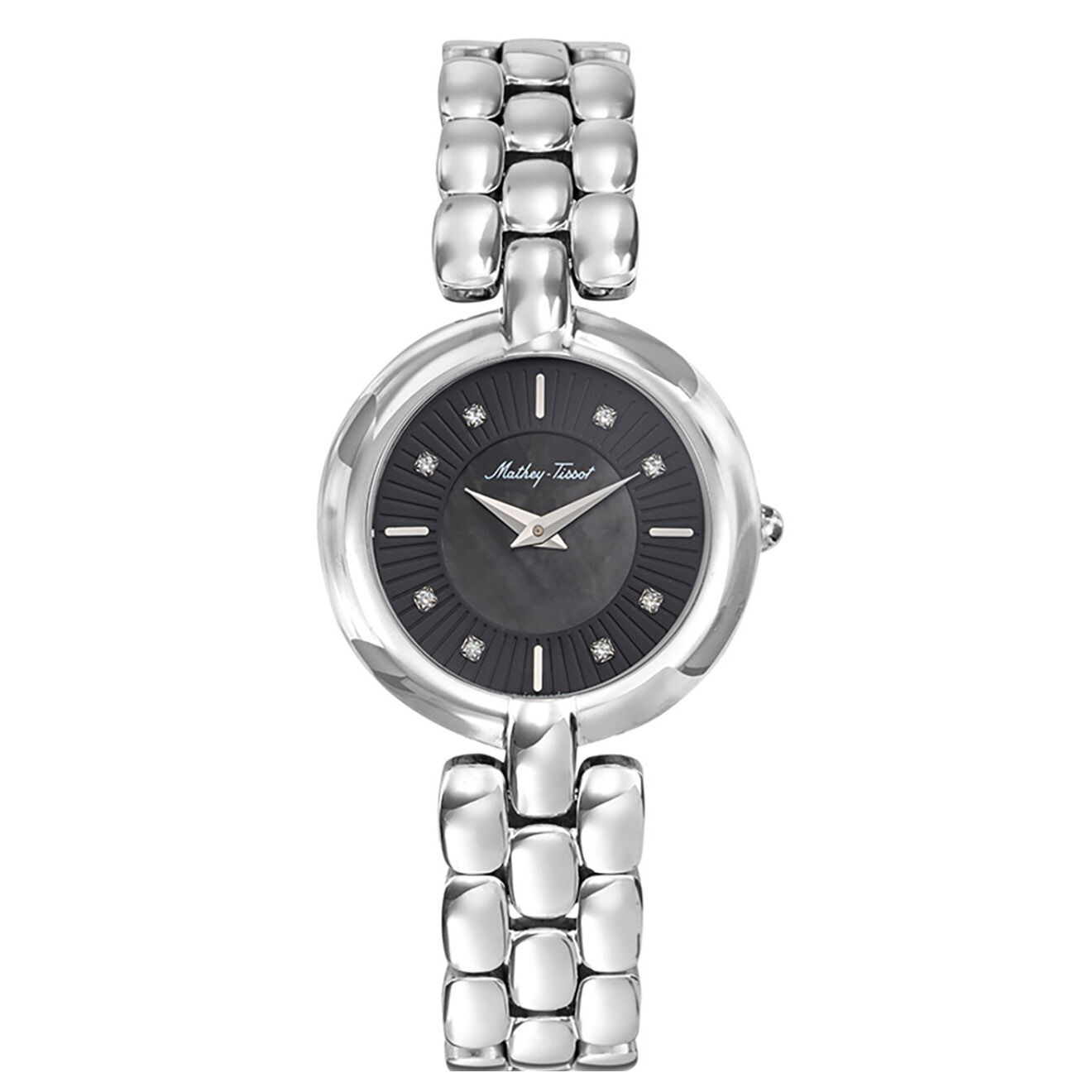 Mathey-Tissot Montre Femme Quartz en Acier Farah argentée