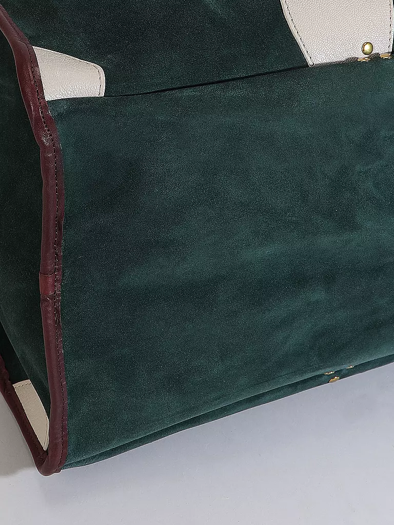 JEROME DREYFUSS Ledertasche - Shopper LEON M  petrol