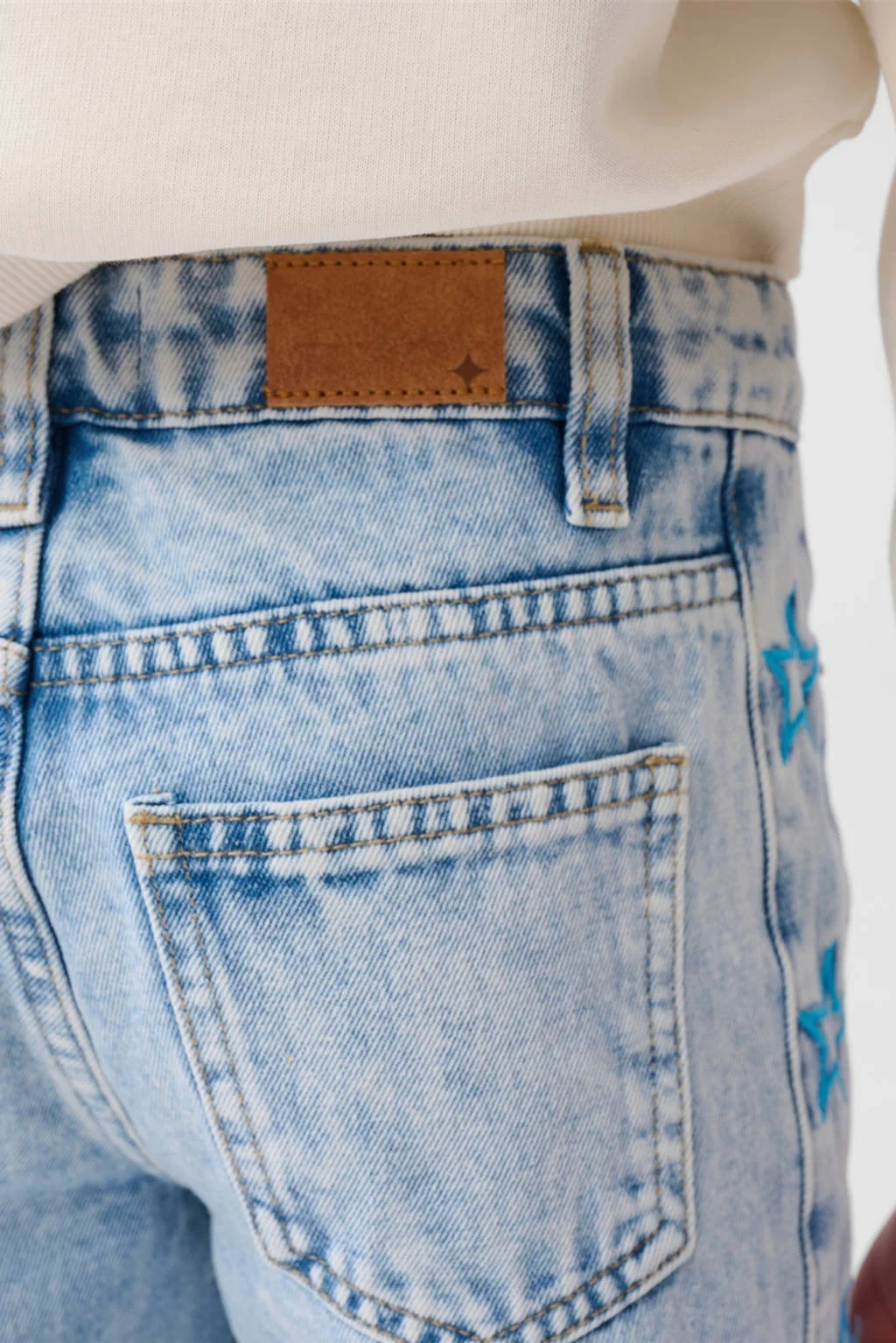 Shoeby straight regular waist medium blue denim