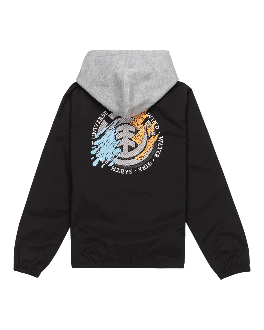 Element Woods Coach Jacket Youth Flint Black
